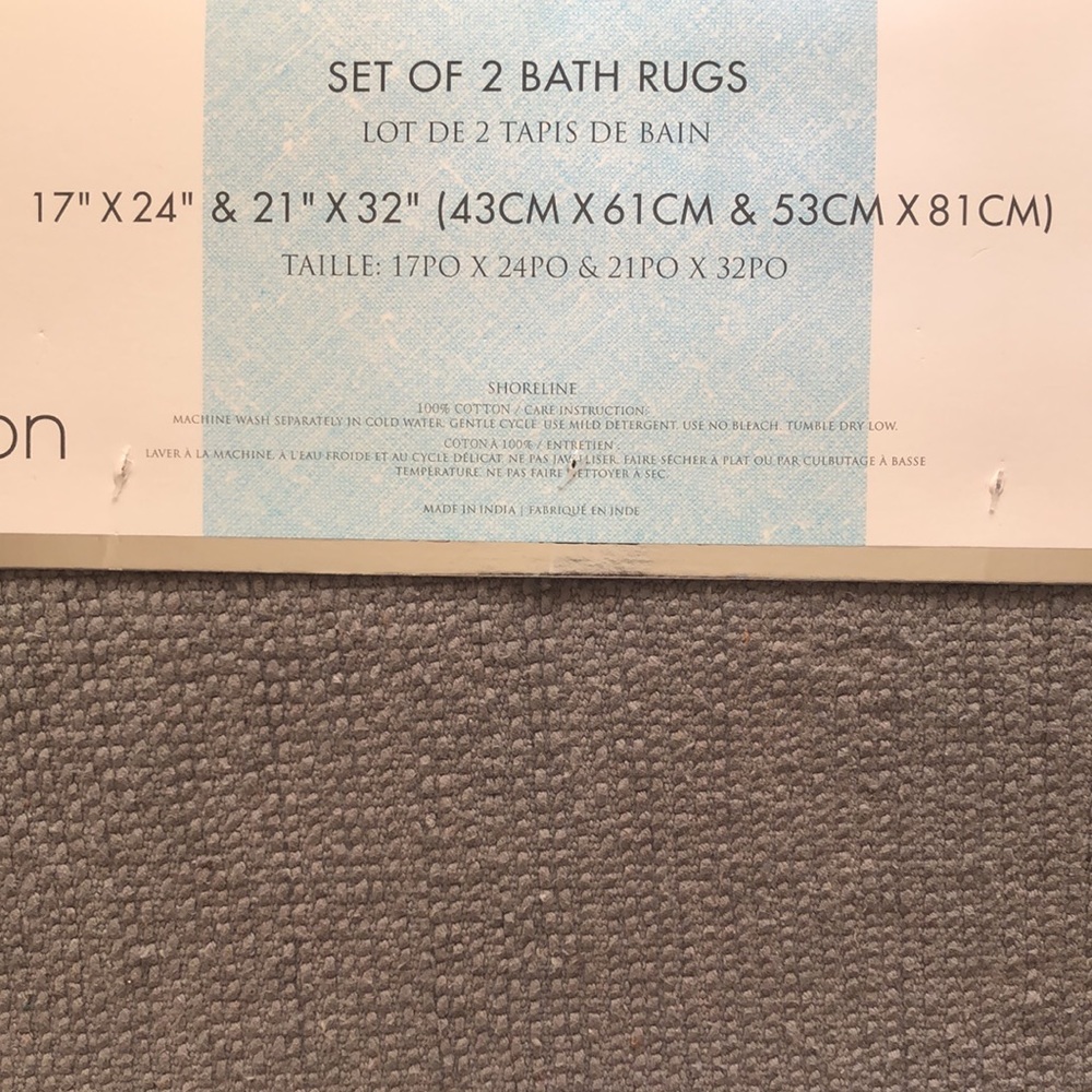 SET OF 2 BATH RUGS / EMMERSON COLLECTION - Picture 4 of 8